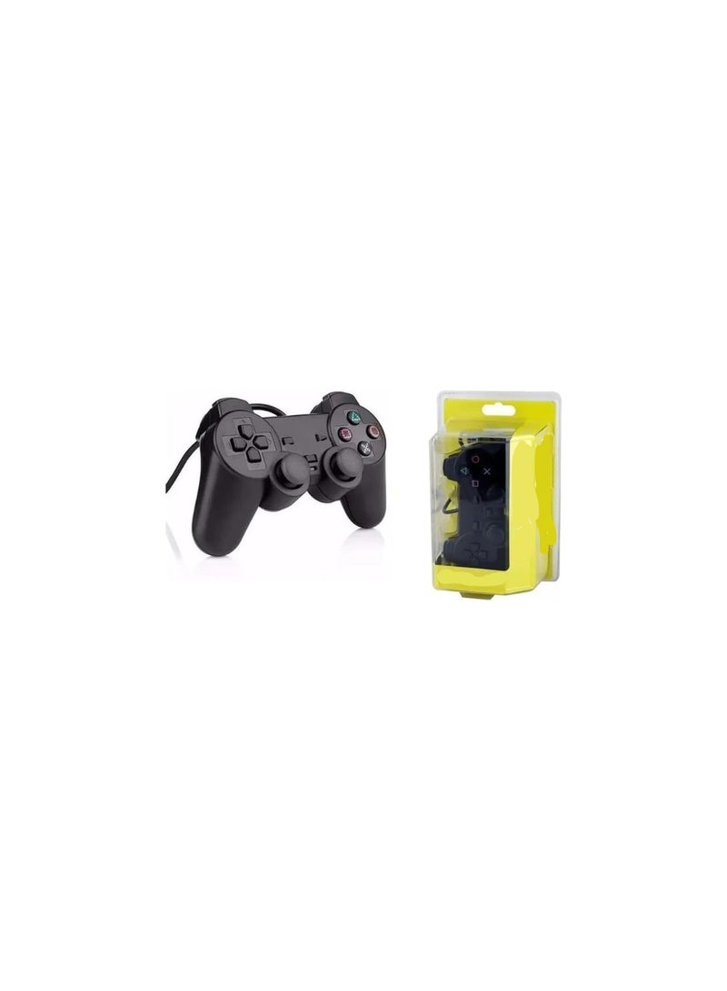 Wireless Gamepad Controller – Ergonomic Design, Dual Vibration, Compatible with PC & Android – Black