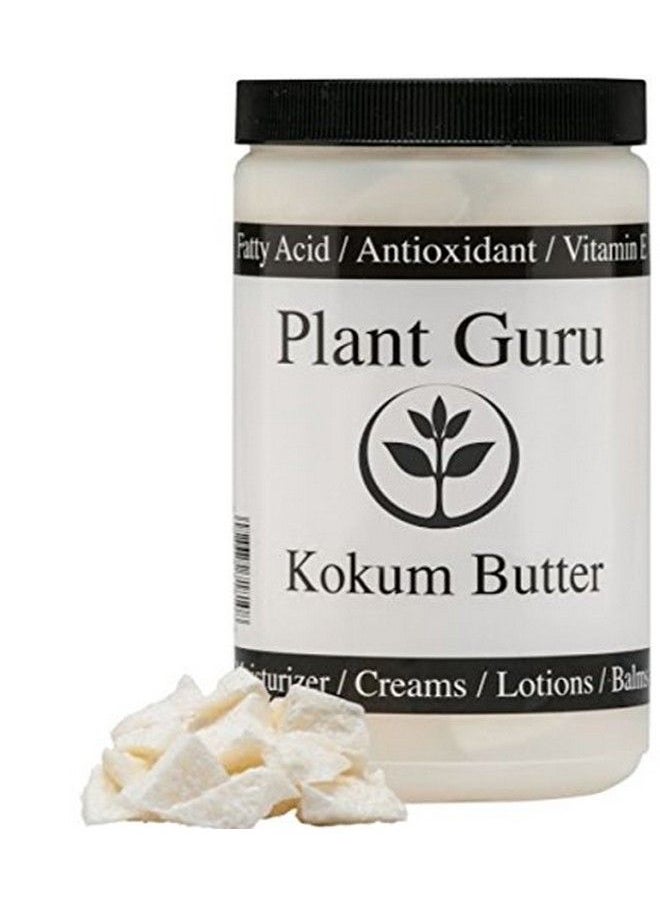 Plant Guru Raw Kokum Butter 16 Oz. / 1 Lb. 100% Pure Natural Great For Skin Body And Hair Moisturizer Diy Creams Balms Lotions And Soap Making. (Hdpe Food Grade Jar)  - Image 2