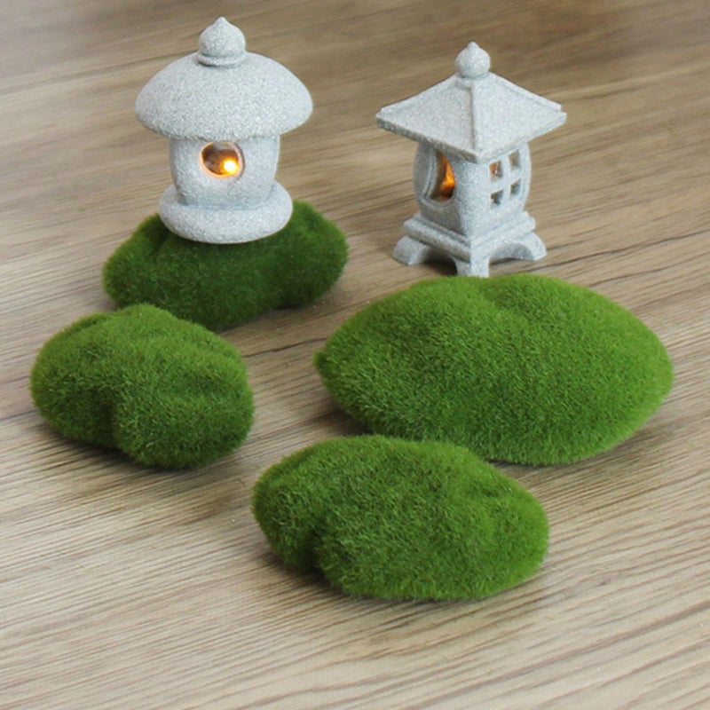Daisylily Japanese Pagoda LED Lamp Statue Figurine, LED Lantern Pagoda Statue Figurines for Home Table Decor - Style A - Image 4