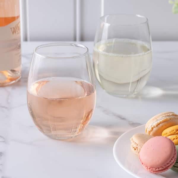 Crystal Mart Set of 2 Premium Glassware Aesthetic Drinking Glasses Crystal and Cocktail Glass for Home and Kitchen Perfect for Parties and Serving Water Juice and Soft Drinks Includes 350ml - Image 3