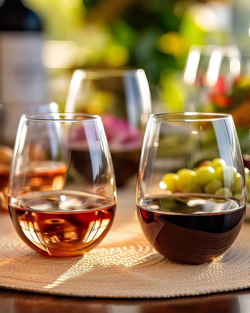 Crystal Mart Set of 2 Premium Glassware Aesthetic Drinking Glasses Crystal and Cocktail Glass for Home and Kitchen Perfect for Parties and Serving Water Juice and Soft Drinks Includes 350ml - Image 2
