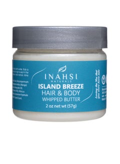 Island Breeze Hair  Body Whipped Butter  Hair  Body Butter for Men Women Baby or Kids with Curly Hair  Hair Products for Naturally Curly Hair 2 oz  Made in the USA