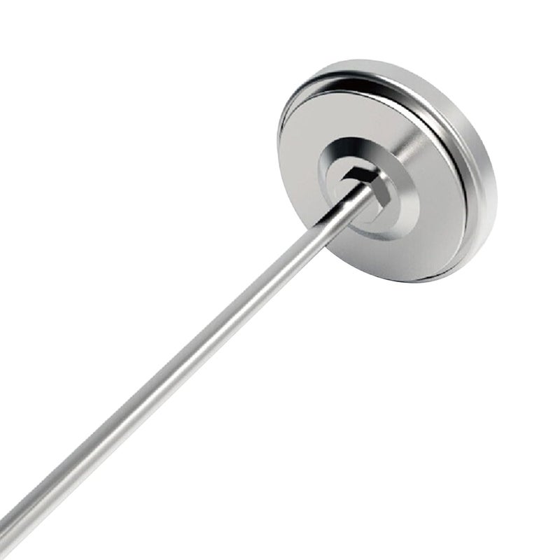 مقياس حرارة التربة الأرض 200 ب جذع طويل لزراعة الحدائق وقياس درجة الحرارة من 10 إلى 76 درجة مئوية - Image 3