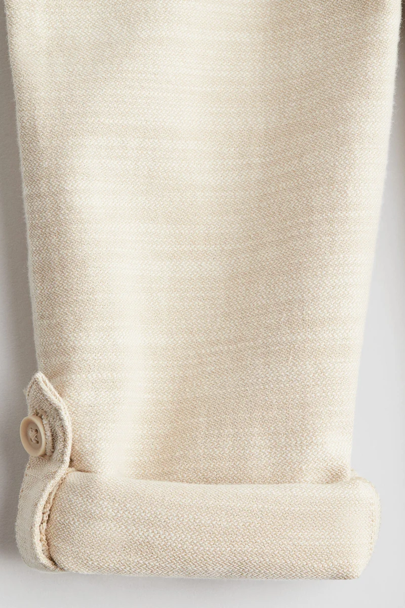 اتش اند ام Cotton roll-up chinos