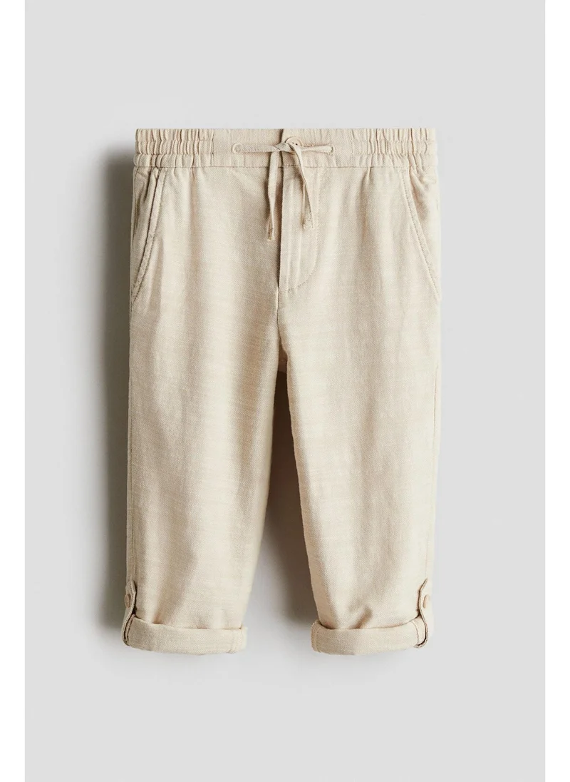 H&M Cotton roll-up chinos