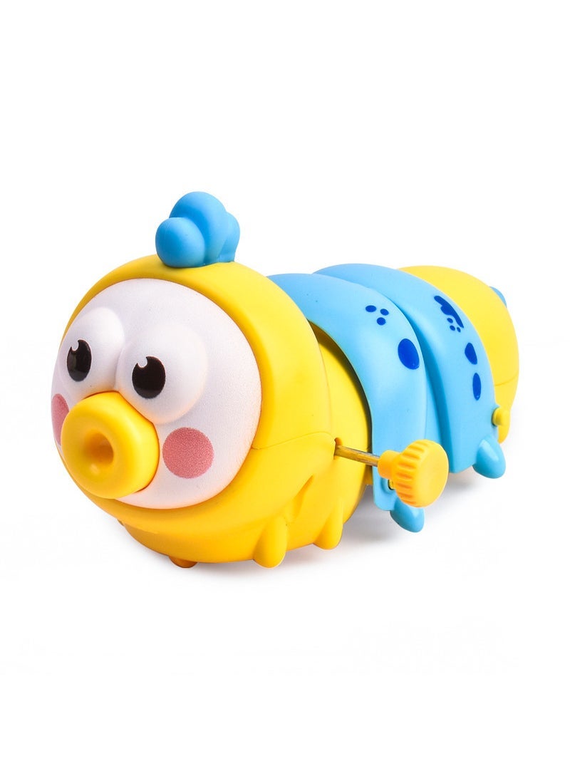 Cute Wind-Up Caterpillar Toy for Kids telescopic caterpillar yellow 