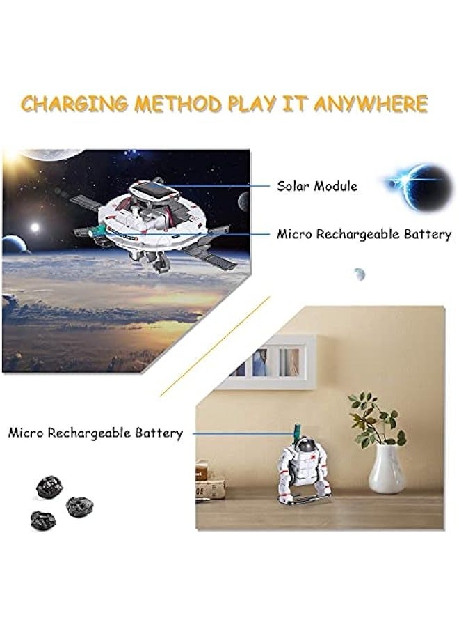 DURKU STEM Projects for Kids 8-12: Solar Robot Toys - 6-in-1 Science Kits, DIY Educational Space Building Toy - Perfect Birthday Gifts for Boys, Girls, and Teens Ages 7-13. - Image 3