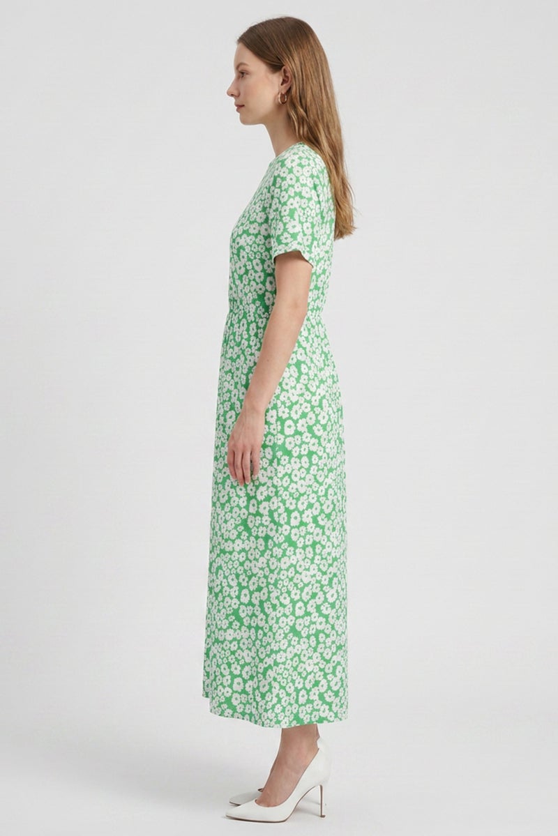 Threadbare Women Floral Print Midi Dress, Multicolor - Image 3