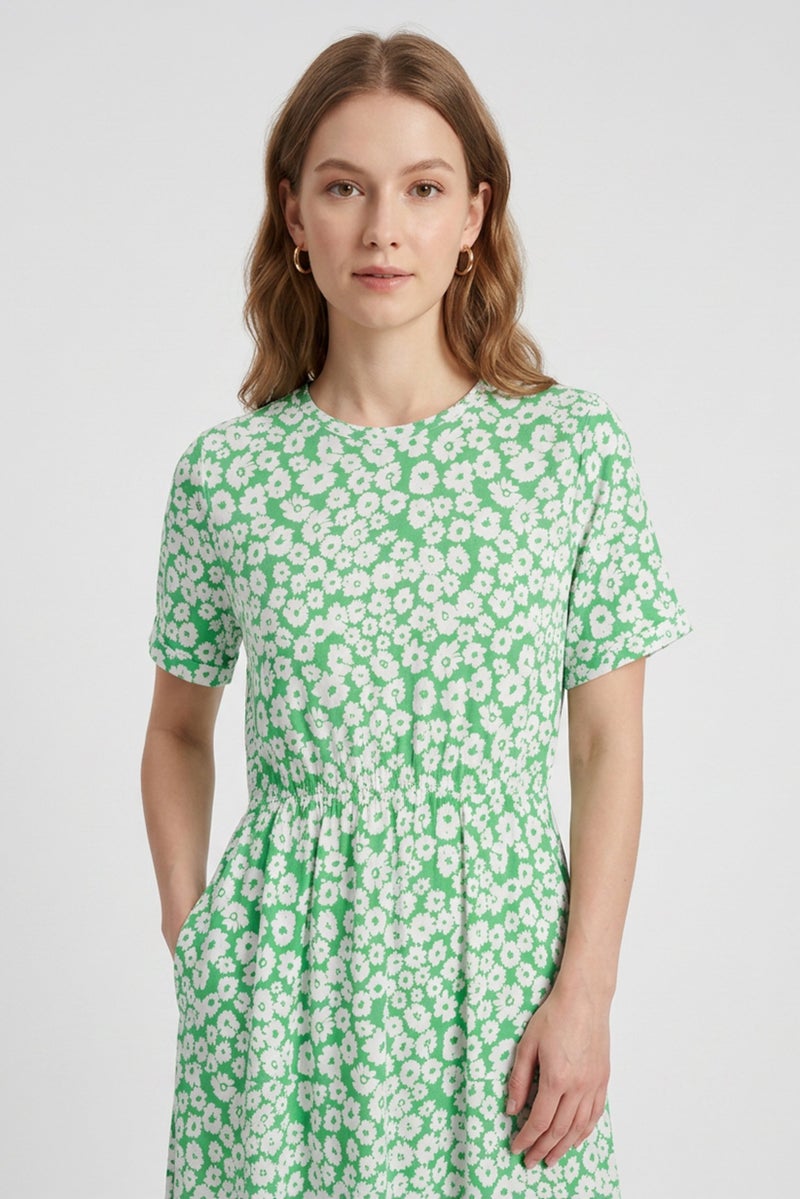 Threadbare Women Floral Print Midi Dress, Multicolor - Image 2