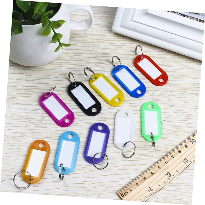 50 Pcs Split Key Tags Portable Luggage Pet Identification Labels 4 Colors - Image 5