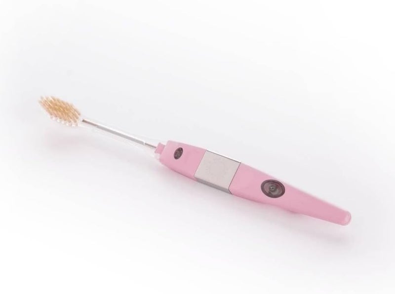 Smart Miswak Ionic Toothbrush for Teeth and Gum Care, Does Not Require Toothpaste, Toothbrush with Soft and Dense Silica Bristles and Miswak Extract, Odorless Pink - Image 1