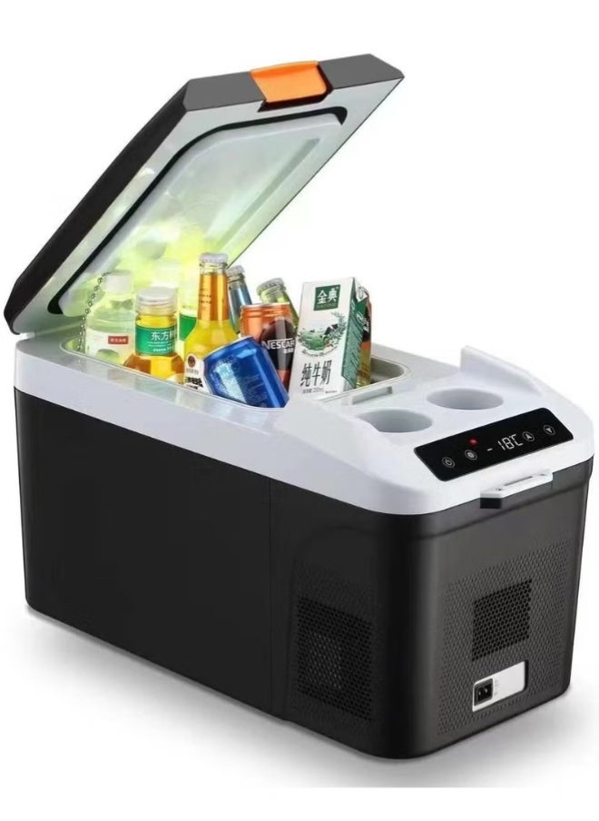 Crony - CRONY AQ-16L Portable Freezer, 12 Volt Car Refrigerator, 16 Litre Fast Cooling 12V Car Fridge -22°C to 20°C, Car Cooler, 12/24V DC and 100-240V AC for Outdoor, Camping, RV, Truck, Boat with Battery - Image 1