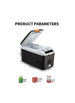 Crony CRONY AQ-16L Portable Freezer, 12 Volt Car Refrigerator, 16 Litre Fast Cooling 12V Car Fridge -22°C to 20°C, Car Cooler, 12/24V DC and 100-240V AC for Outdoor, Camping, RV, Truck, Boat with Battery  - Image 5