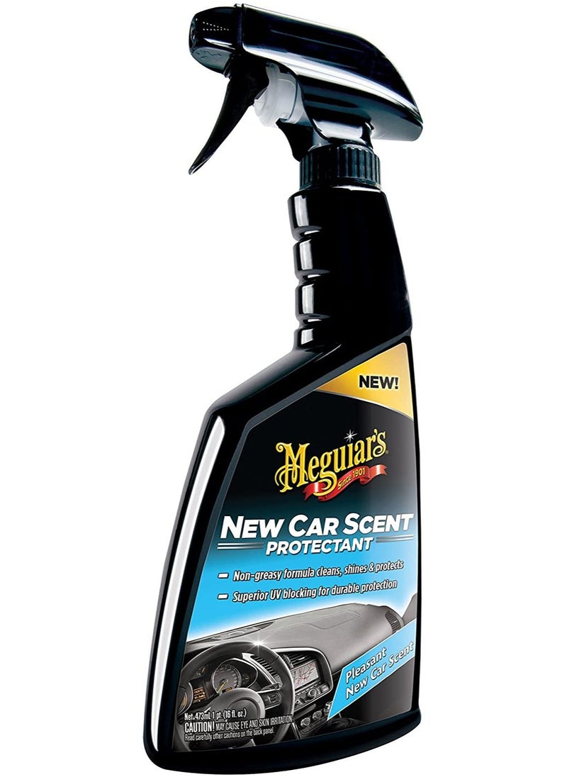 Meguiars Car Interior Cleaner with New Car Scent to Clean, Polish and Protect Car Interiors Made in USA  - Image 1