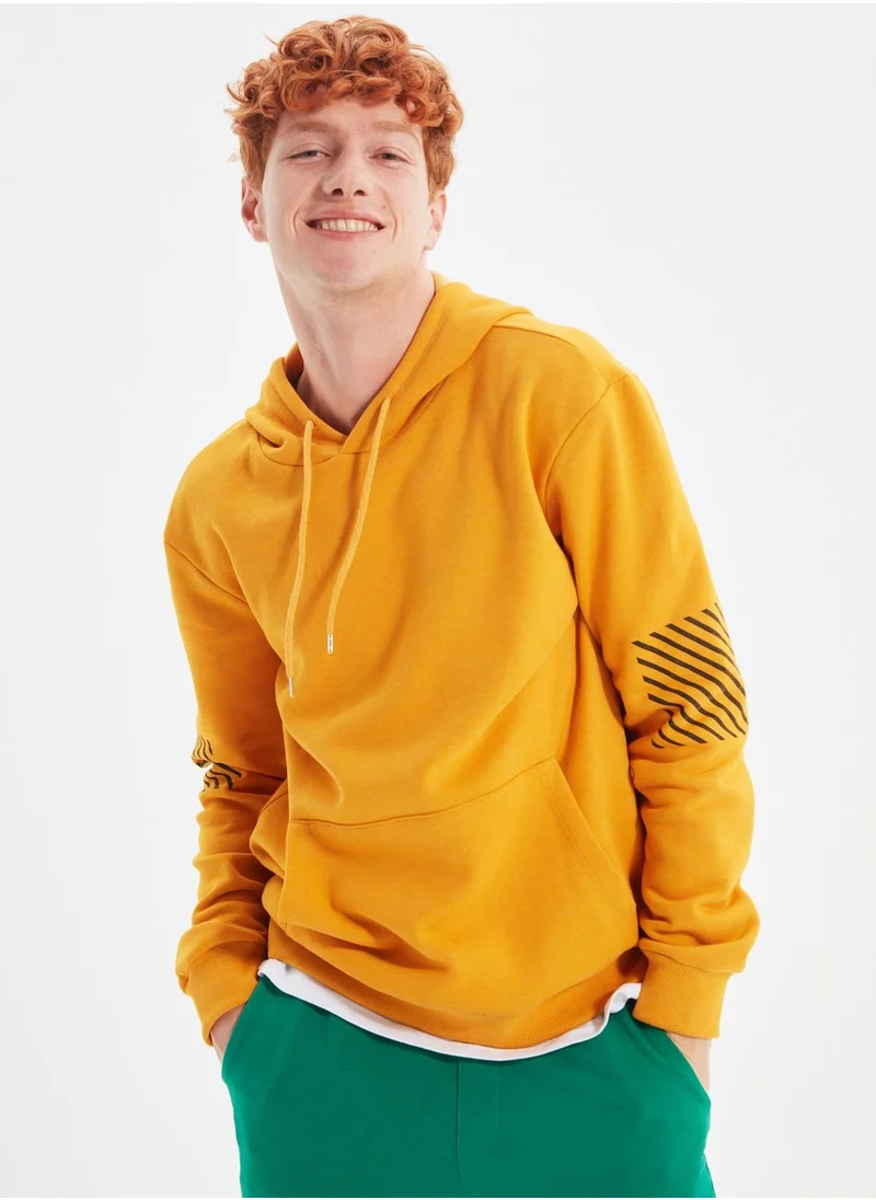 trendyol Back Print Hoodie
