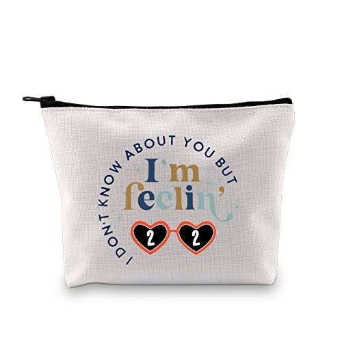 XYANFA I'm Feeling 22 Makeup Bag 22 Birthday Gift Singer Fans Gift Singer's Merchandise (feelin' 22) - Image 1