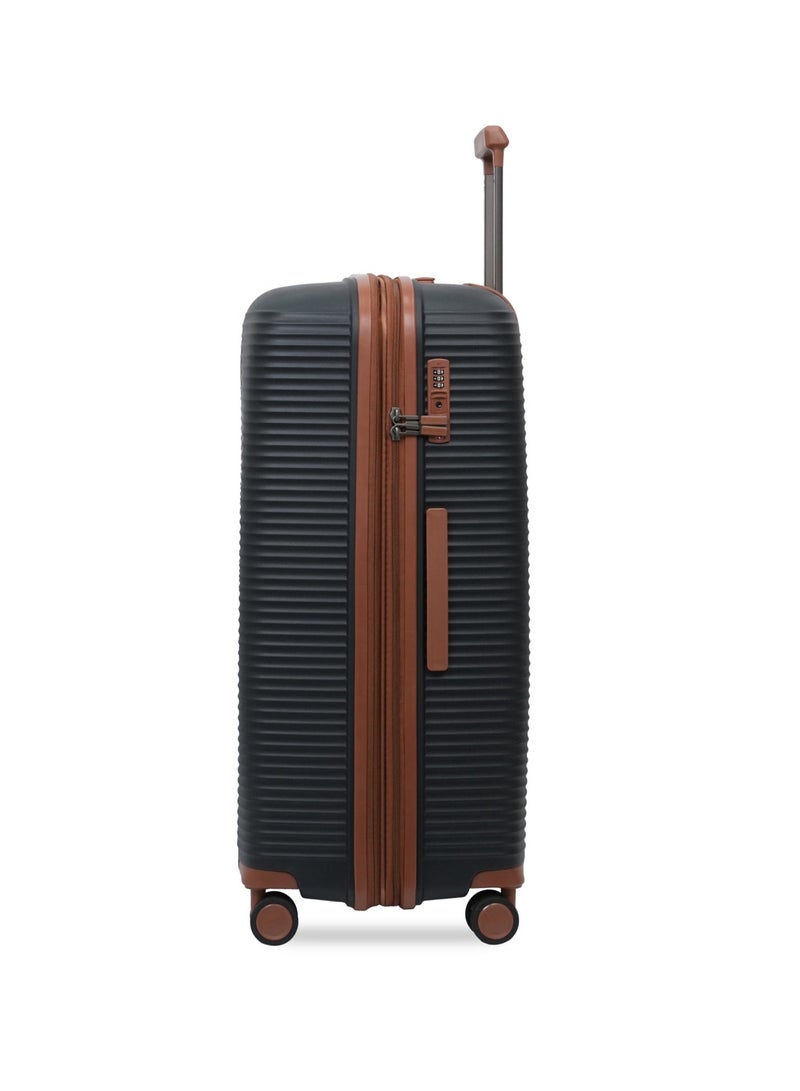 President PP  3-piece luggage set High-quality Travel bag ( S,M,L) spinner wheels, Model -97980 ( Black ) - Image 3