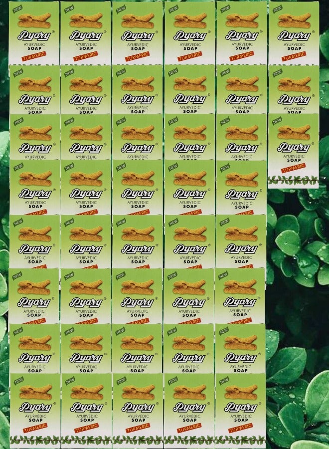 بياري 43 قطع صابون آيورفيدي كركم