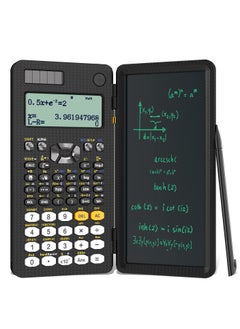 ماركة غير محددة Upgraded 991ES Plus Scientific Calculator Multiview 4-Line Display Scientific Calculators with Erasable LCD Writing Tablet Solar Battery Power Desktop Calculator with Notepad for School  - Image 1