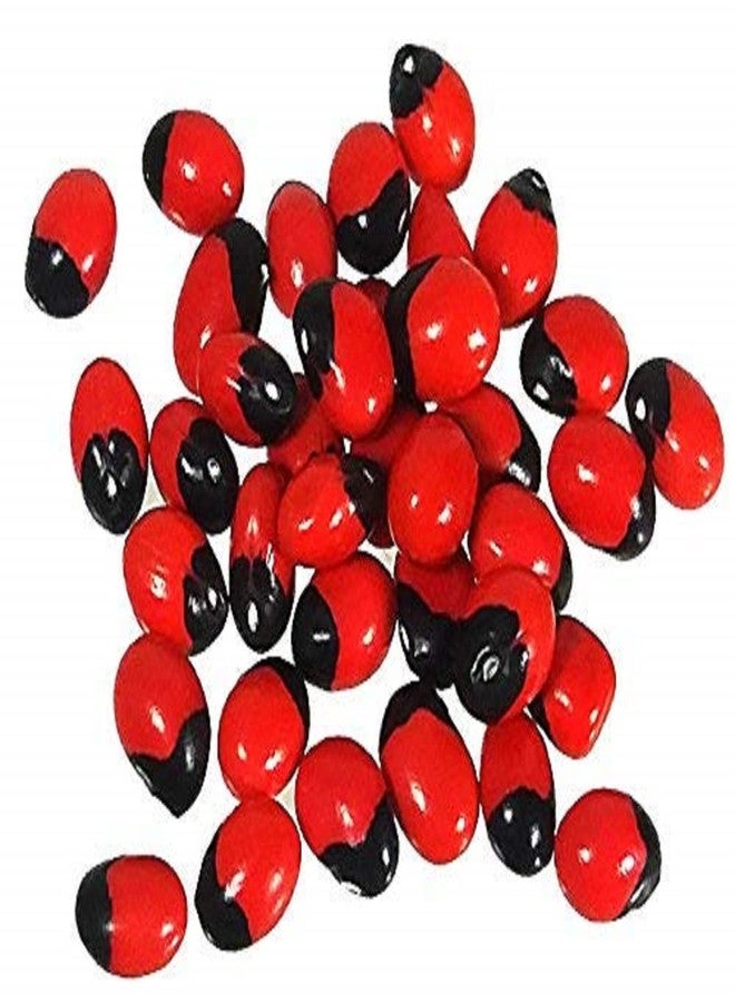 RUKDA® lal chirmi/gunja Beads/chirmi ke Beez/chirmi seads red/gunja/gunjari/gunja beej/gunja ke beej/gunja lal/gunja lal Seeds/chirmi Seeds - 21 pcs - Image 1