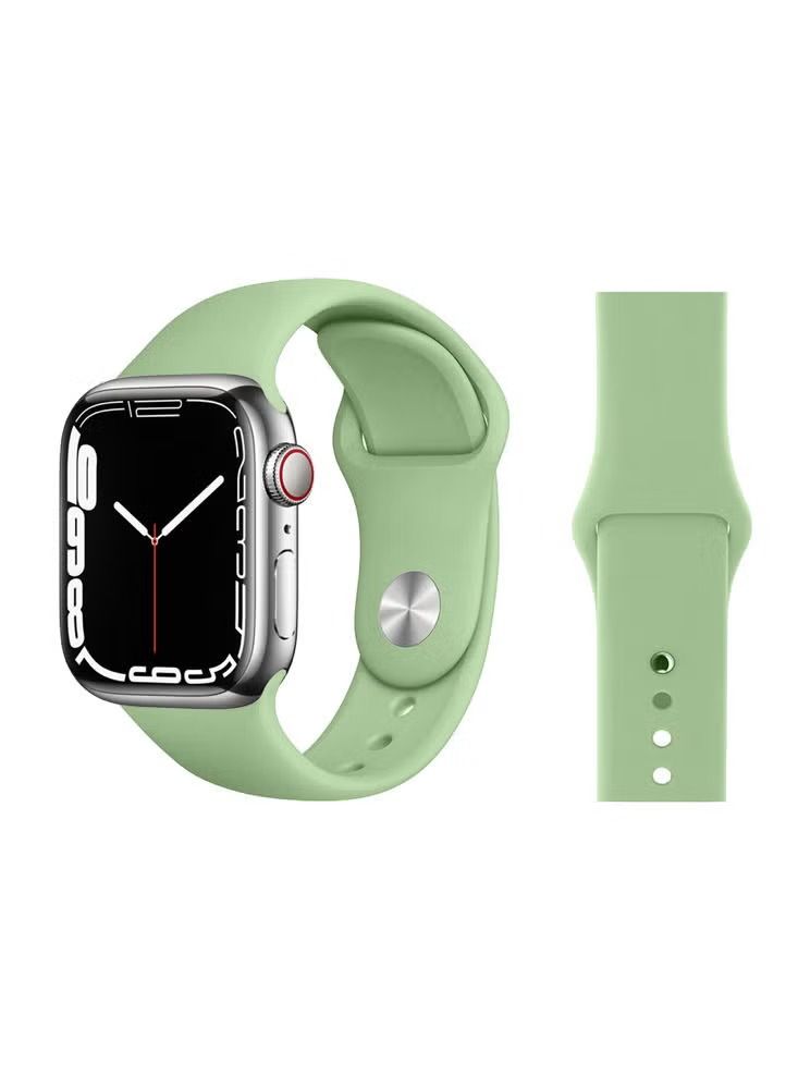 Zaboon Solid Silicone Replacement Band For Apple Watch 41/40/38mm Series 7/6/5/4/SE - Image 1