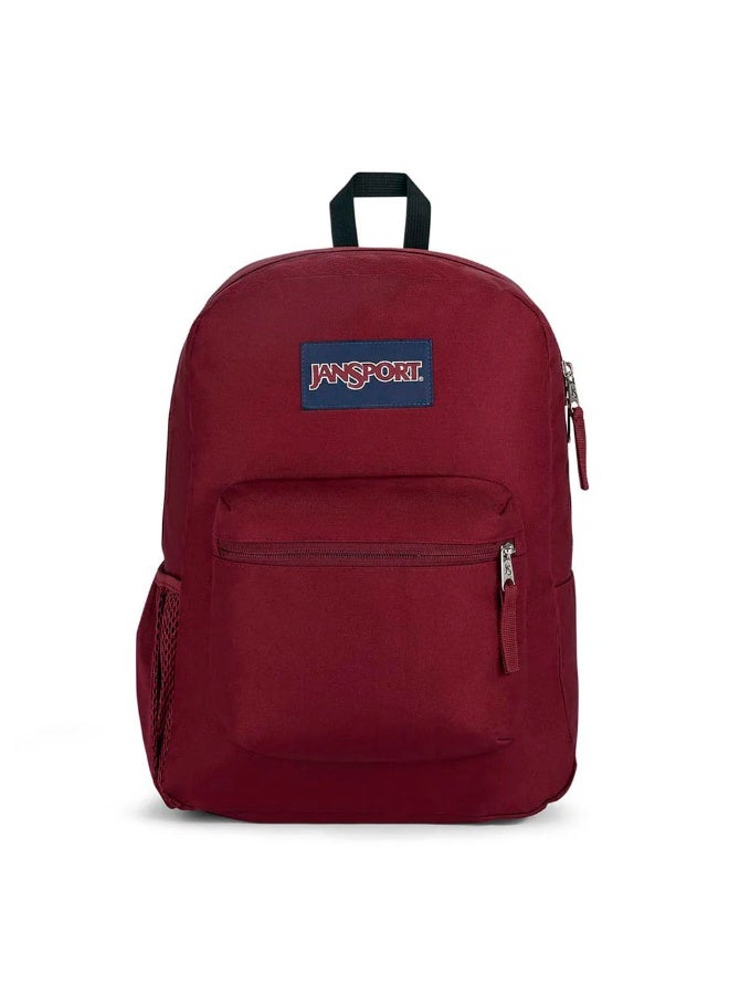 JanSport Unisex Fashion Backpack CROSS TOWN RUSSET RED - Image 1