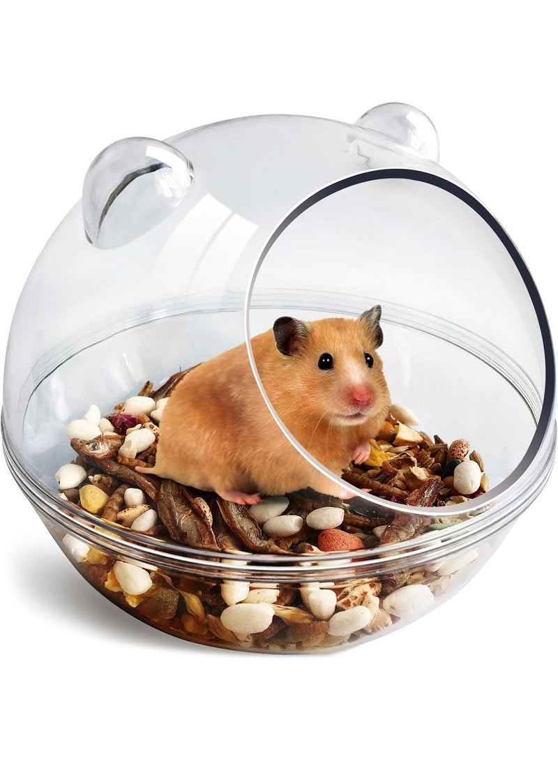 Sylqvxh Sand Bath Container, Hamster Bathtub with Cleaning Scoop, Big Space, Easy to Clean, for Dwarf Hamster, Gerbil, Small Animals - Image 1