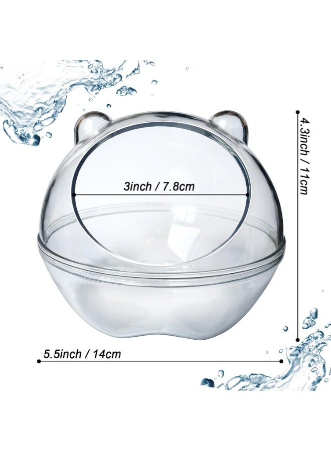 Sylqvxh Sand Bath Container, Hamster Bathtub with Cleaning Scoop, Big Space, Easy to Clean, for Dwarf Hamster, Gerbil, Small Animals - Image 2
