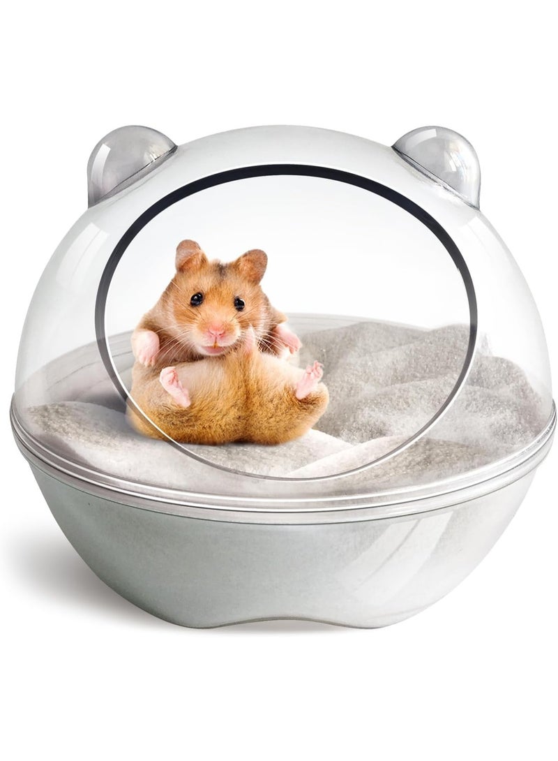 Sylqvxh Sand Bath Container, Hamster Bathtub with Cleaning Scoop, Big Space, Easy to Clean, for Dwarf Hamster, Gerbil, Small Animals - Image 3