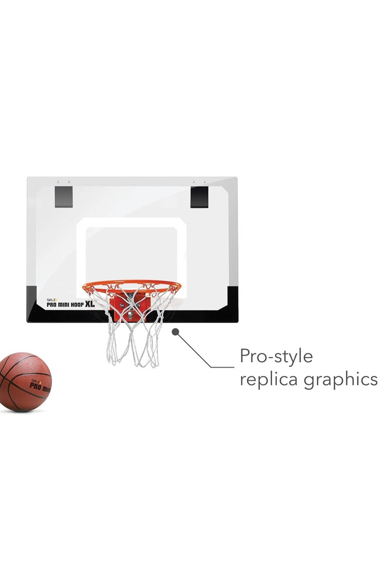 SKLZ Pro Mini Indoor Basketball Hoop - Over The Door – Portable - Great For Home, Dorms, Offices, and Gifts - Image 4