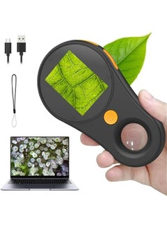 Portable Pocket Microscope - 200X Magnification Handheld Mini USB Microscope with Fixed Focus, 3-Level Adjustable LED Lights, Compatible with Windows and Mac OS. - pzsku/Z51629C7D4D1A2E9FD45DZ/45/_/1732041907/35f4b92d-7fbe-4676-ab4c-7d8220ea4450