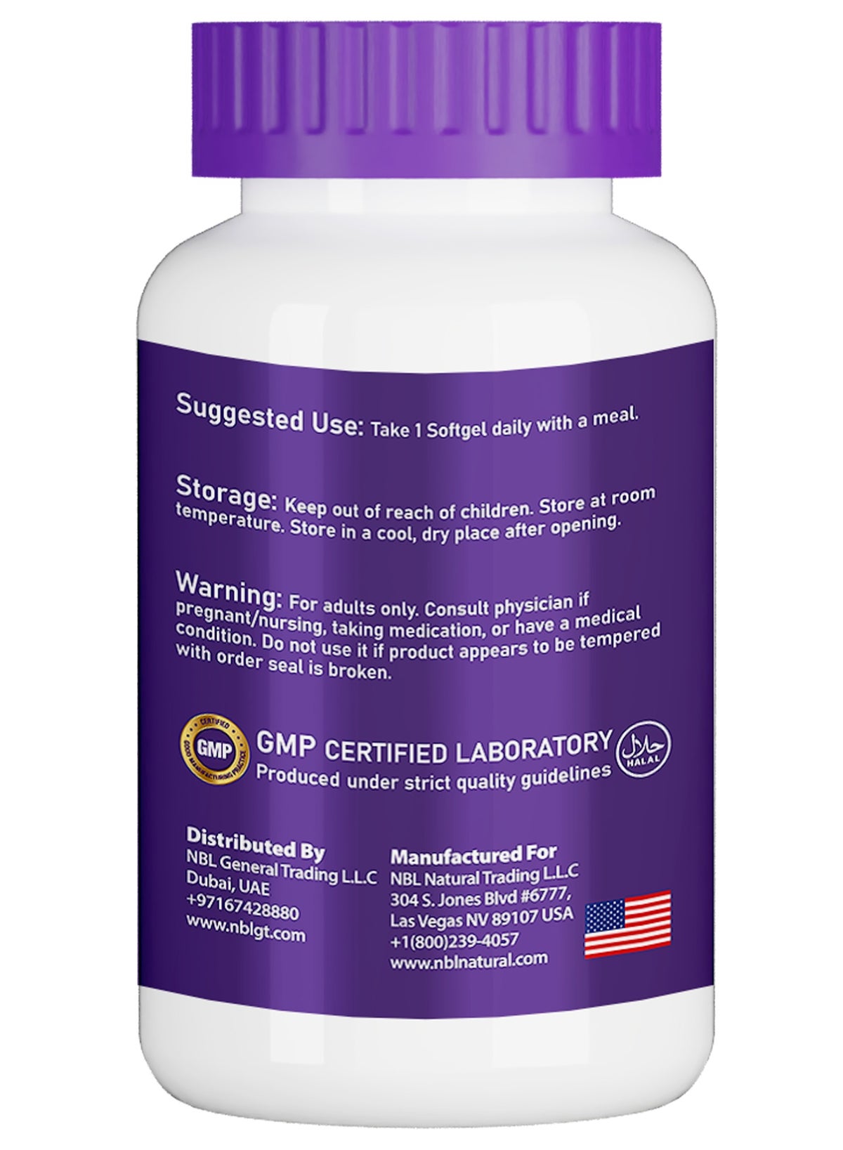 Nbl Natural Vitamin B12 1000Mcg Softgels 100 'S