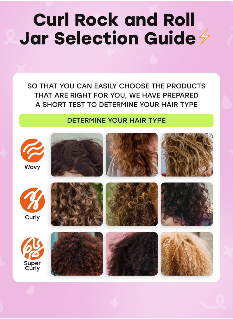 CURL ROCK AND ROLL - Curl Rock and Roll Hair Conditioner - Strengthens and Protects - Paraben-Free & Sulfate-Free, 270 ml - Image 1