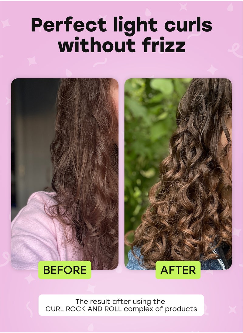 CURL ROCK AND ROLL - Curl Rock and Roll Hair Conditioner - Strengthens and Protects - Paraben-Free & Sulfate-Free, 270 ml - Image 1