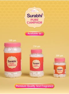 Shubh kart Shubhkart Surabhi 100% Pure Camphor Crystals or Aromatherapy, Incense, Odor Eliminator, Puja  - Image 5