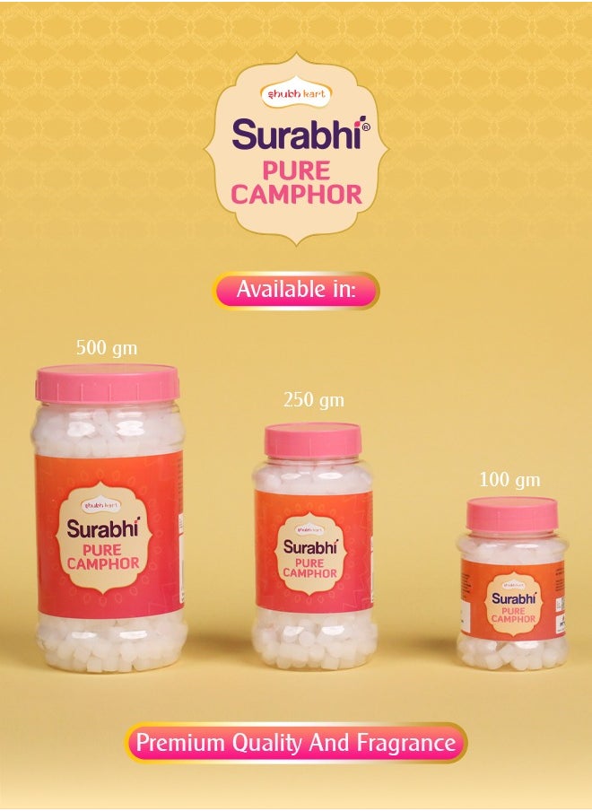 Shubh kart Shubhkart Surabhi 100% Pure Camphor Crystals or Aromatherapy, Incense, Odor Eliminator, Puja  - Image 5