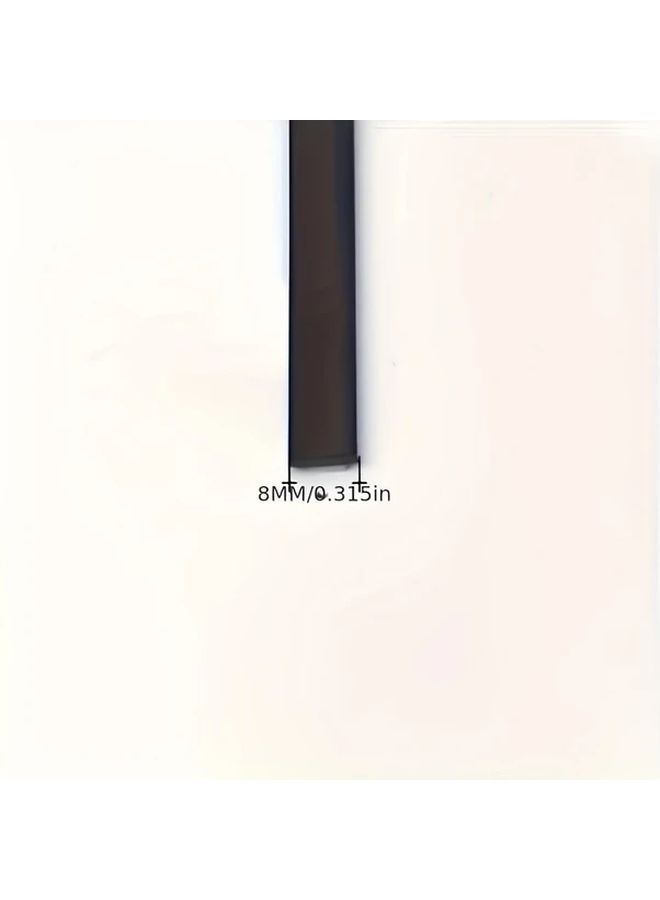 18mm Black Chrome Car Window Bumper Styling Decorative Sticker Protection Strip 3m Length - Image 5