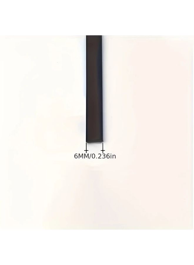 18mm Black Chrome Car Window Bumper Styling Decorative Sticker Protection Strip 3m Length - Image 3