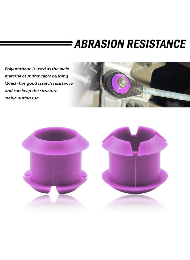 Figpade Transmission Shift Cable Bushing Repair Kit Replacement OEM 3382242030,Practical Shifter Bushing Kit Compatible with Lexus/Pontiac/Scion/Mitsubishi,Professional Shifter Cable Bushings - Image 3