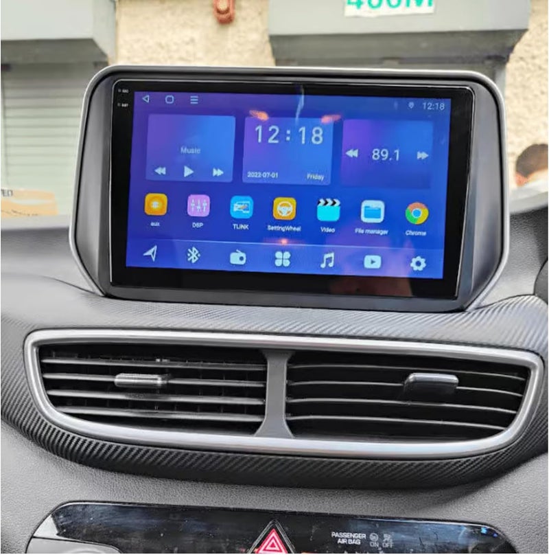 4k MRC Tucson android screen model 2019-2021,4gb ram 64 gb memory wireless applecarplay android auto reverse camera included ahd - Image 3