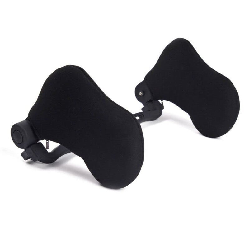 karomouj KMA396 Double Sided Car Head Holder Portable Car Headrest Pillow Seat Neck Pillow for Travel Rest Sleeping Cushions Pack of 1 Multicolor