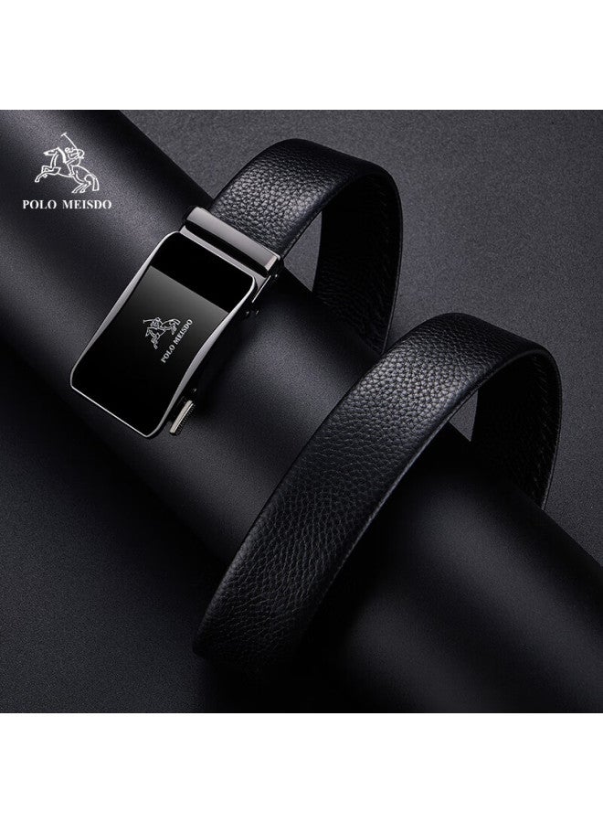 Polomeisdo Men's Genuine Leather Belt New Style Waistband Gift Box Jd Self-operated New Year Gift For Boyfriend Husband Father - Image 1