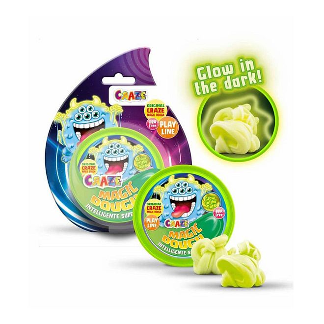 Craze Magic Dough 40g â€“ Stretchy, Malleable Play Dough for Ages 3 Years+, Assorted Colors/Special Effects - Image 4