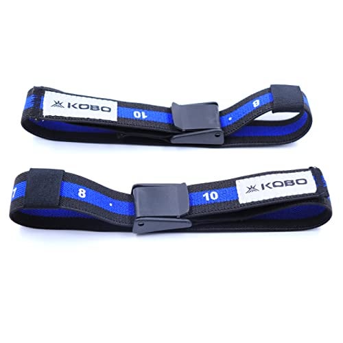 Kobo Blood Flow Restriction Bands for Arms, Legs, Glutes Occlusion Training, Resistance Bands Help Gain Muscle Without Heavy Weight Lifting, Quick-Release (1 Inch Wide) - Image 1