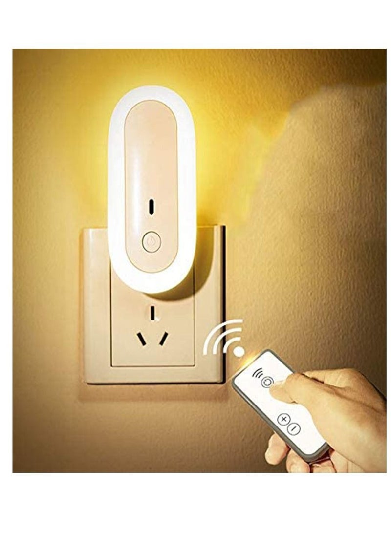 كابتن تيك Night Light Plug in Walls Adjustable Brightness Automatic Kids Night Light and Baby Nursery Lights Plug Into Wall with Remote Control Dimmer Timer for Bedrooms Bathroom Hallway - Image 2
