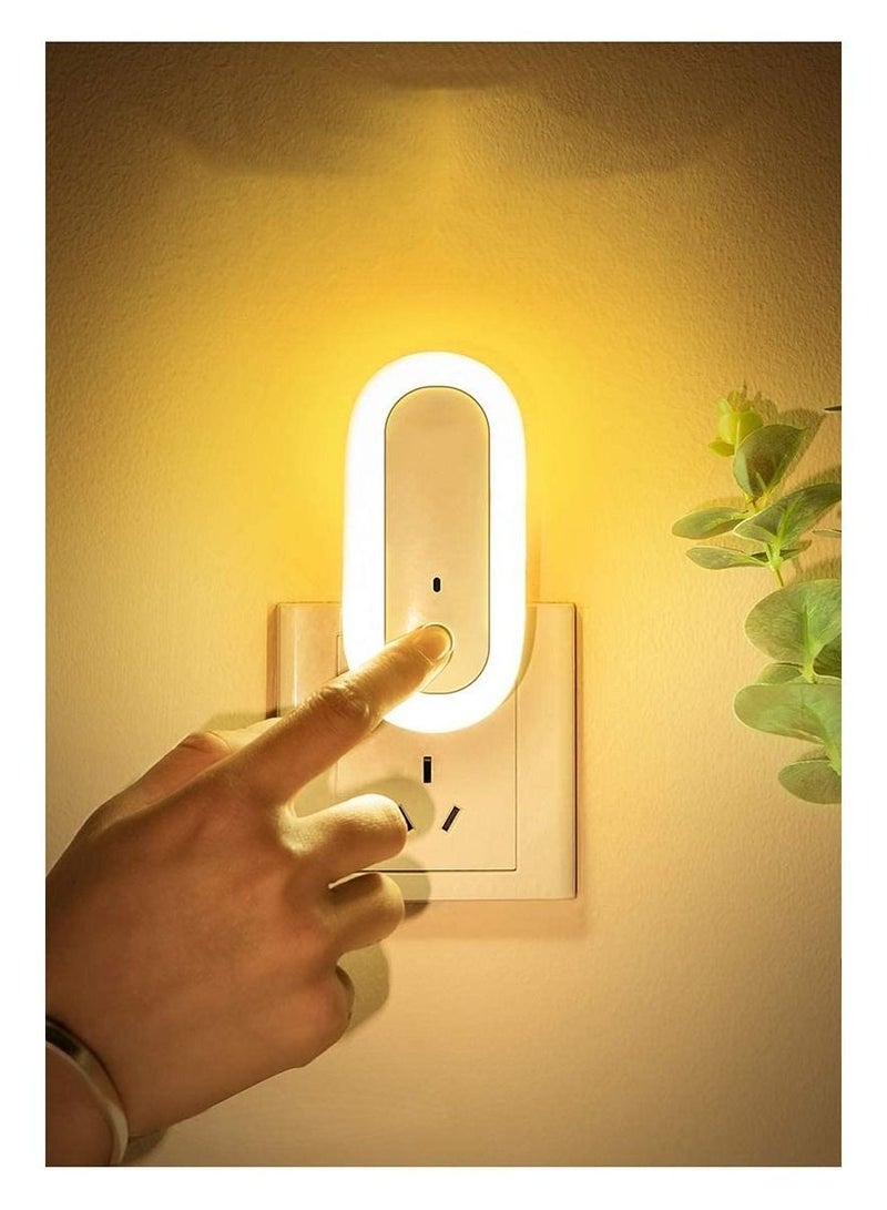 كابتن تيك Night Light Plug in Walls Adjustable Brightness Automatic Kids Night Light and Baby Nursery Lights Plug Into Wall with Remote Control Dimmer Timer for Bedrooms Bathroom Hallway - Image 3