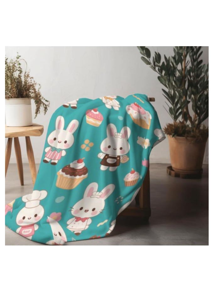 general Flannel thin blanket (warm and comfortable, suitable for sleep, gaming, dust removal and sandproof) 150cm*200cm - 782 - Image 5