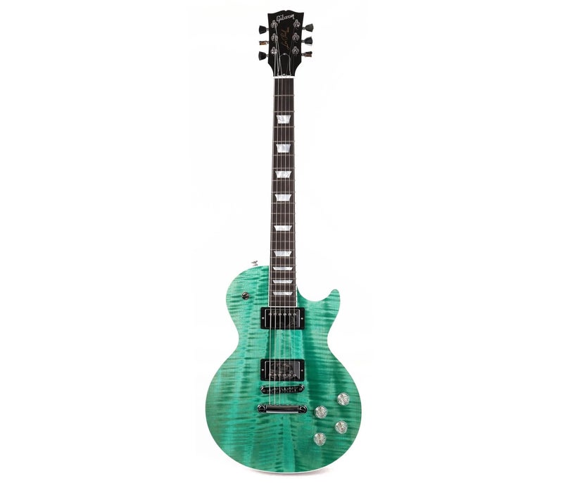 Gibson USA LPM01SFCH1 Les Paul Modern Figured Top Electric Guitar - Seafoam Green - Image 2