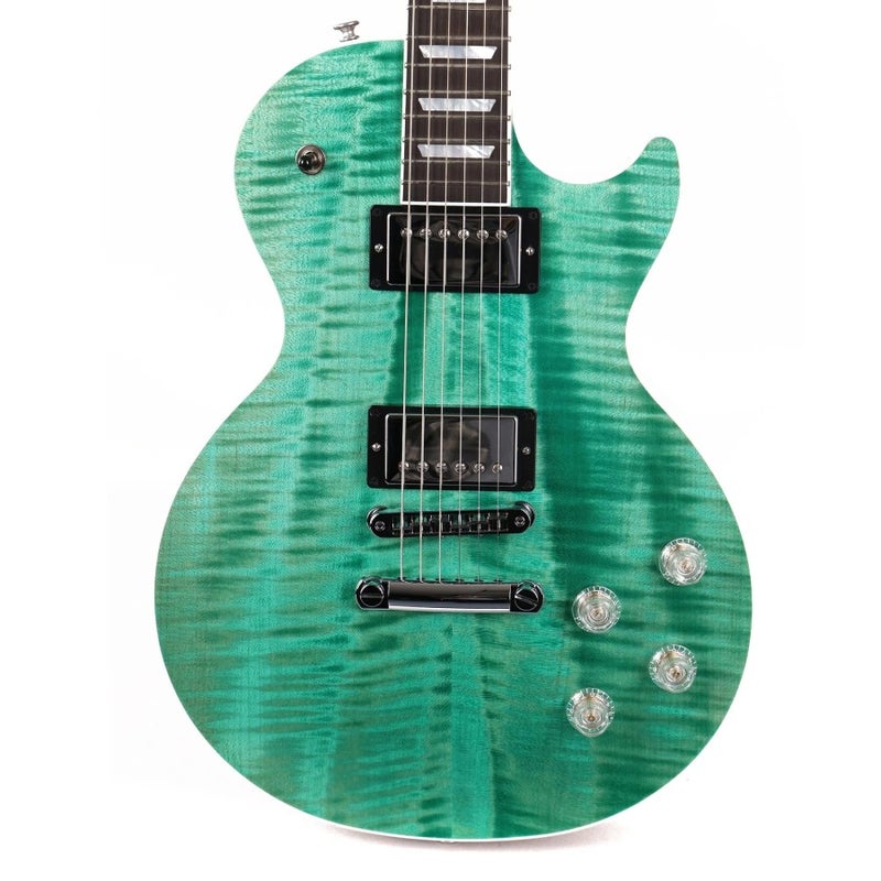 Gibson USA LPM01SFCH1 Les Paul Modern Figured Top Electric Guitar - Seafoam Green - Image 1