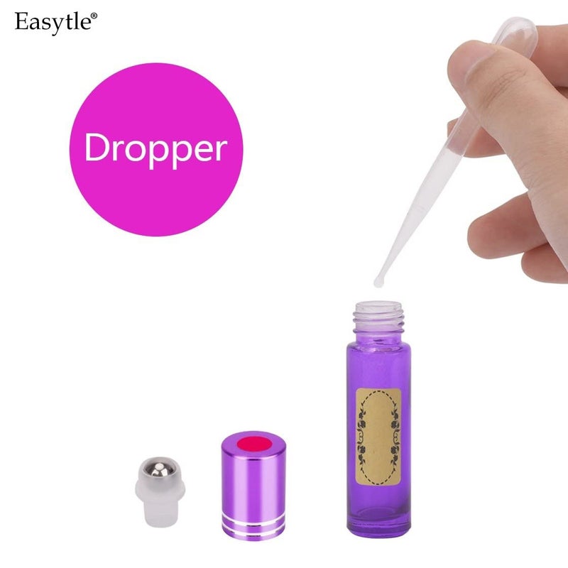 Easytle Essential Oil Tools Essential Oil Opener Essential Oil Key Tool for Essential Oil Accessories Includes 2 Openers, 6 Droppers, 6 Funnels, 72 Labels And Brush Tools Set for Glass Roll On Bottles - Image 3